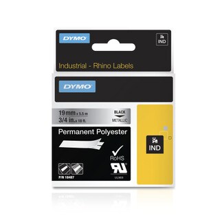 Dymo Rhino 18487 Metallic Poly