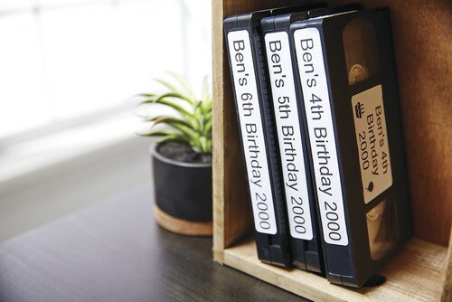 VHS Video Labels Dymo 30325